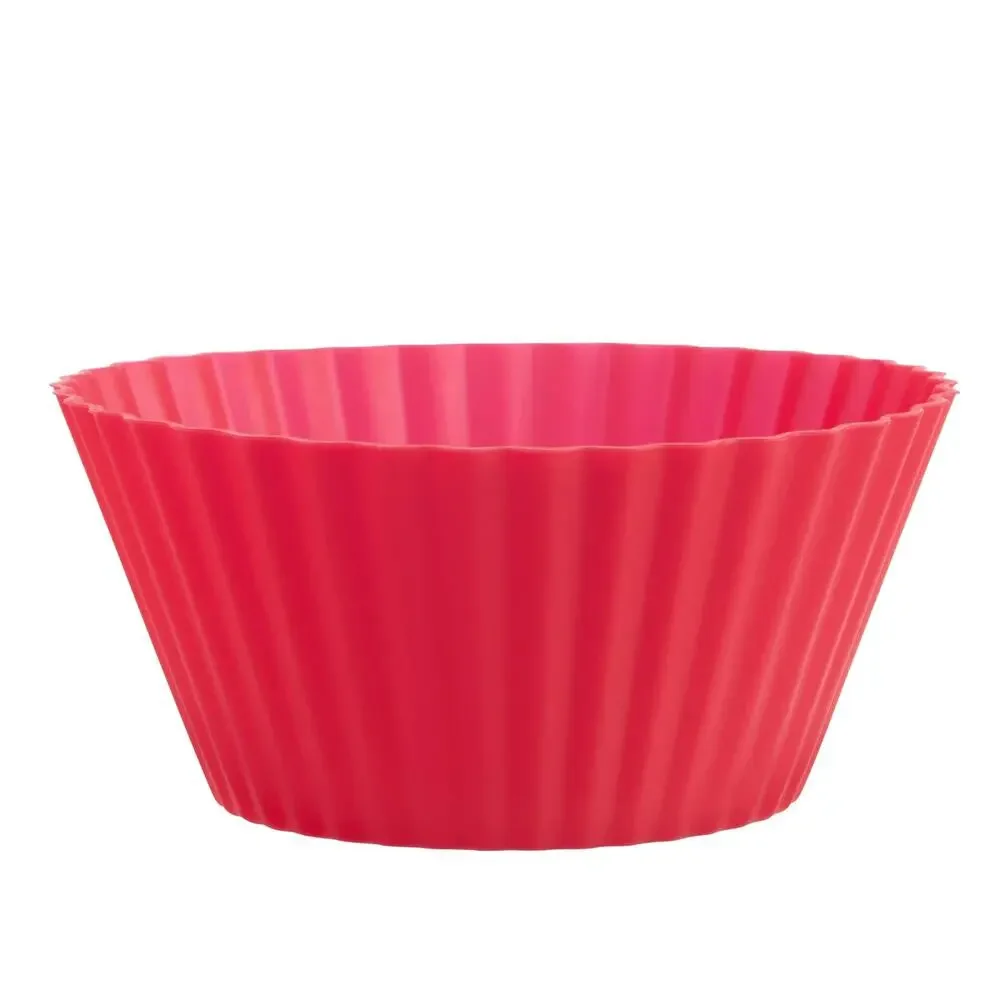 Trudeau Silicone 24 Count Standard Muffin Baking Cups, Red, White and Blue